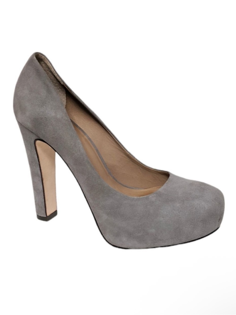 POUR LA VICTOIRE Suede Platform Minimalist Heels 8